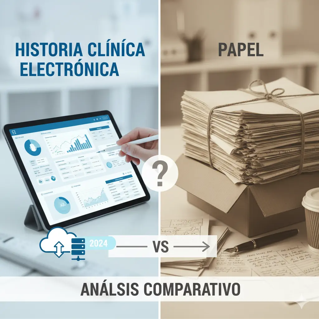 Historia Clínica Electrónica vs Papel: Análisis Comparativo 2024 - History Clinical Blog